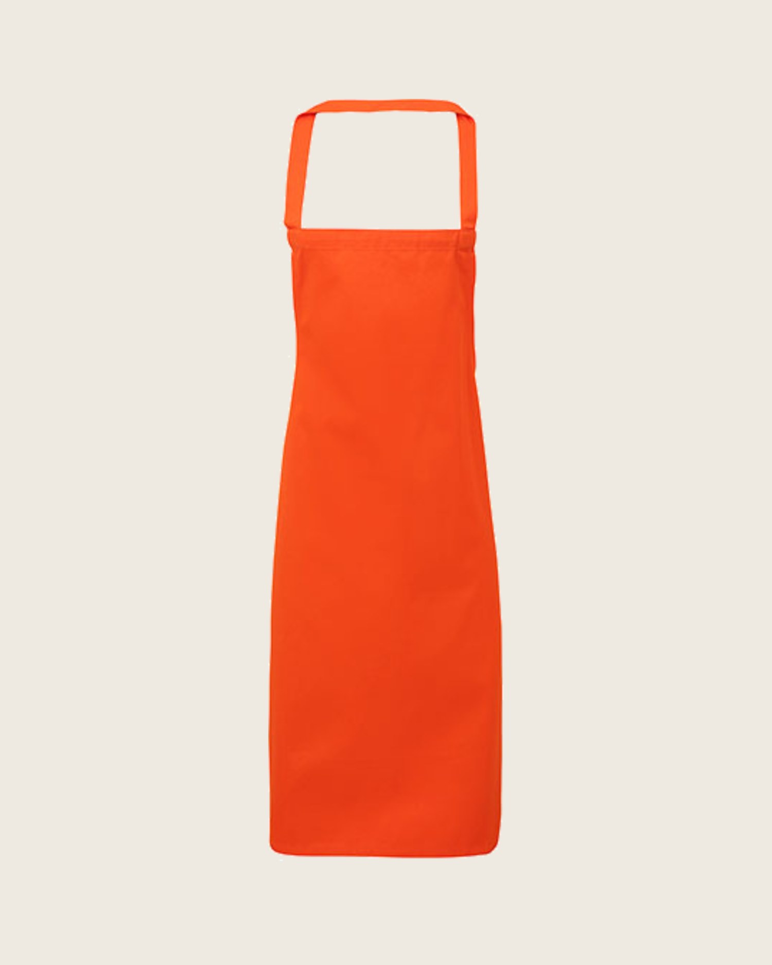 Latzschürze von Premier Workwear in Orange, zum Bedrucken mit Logo